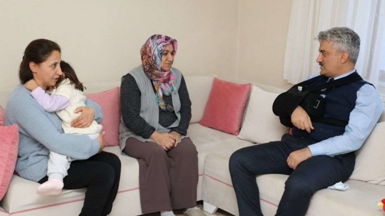 Terör Şehidi Abidin Irmak’ın ailesine ziyaret