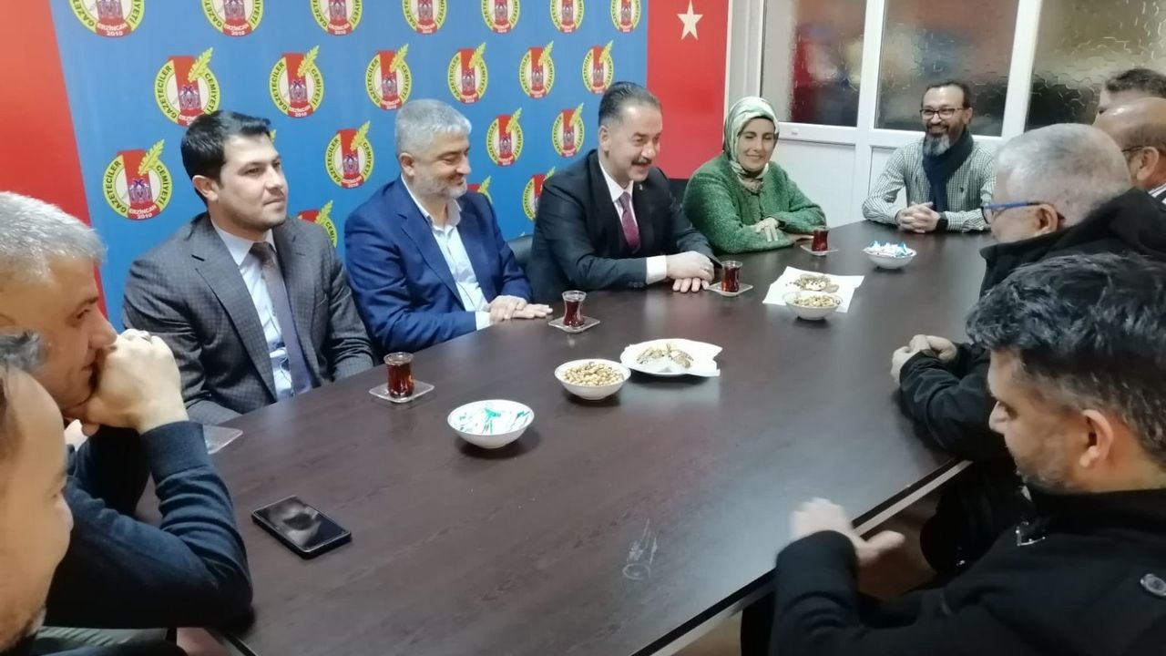 AKP Teşkilatından gazetecilere  ziyaret