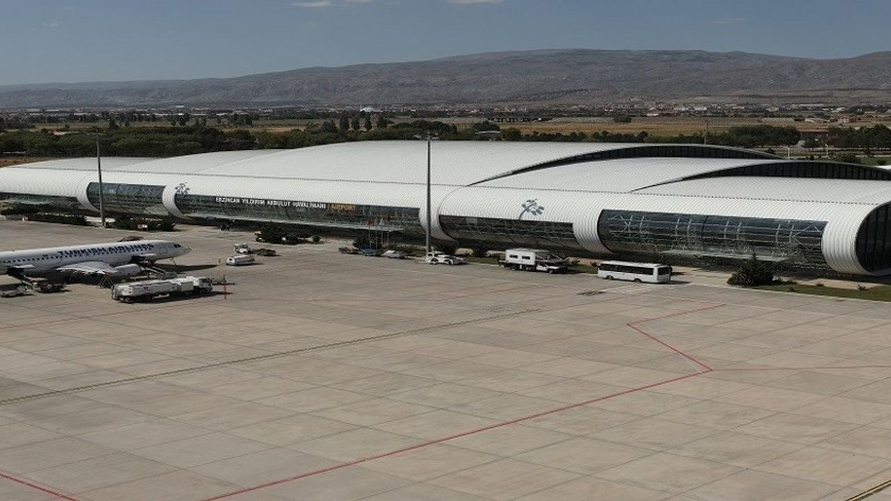 Erzincan Havaalanını Haziran ayında 40 bin 179 yolcu faydalandı