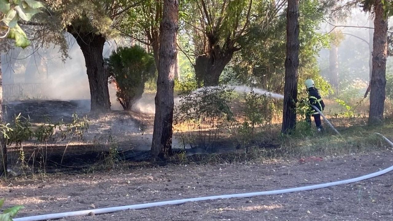 Dün Erzincan'da üç ayrı yerde yangın çıktı