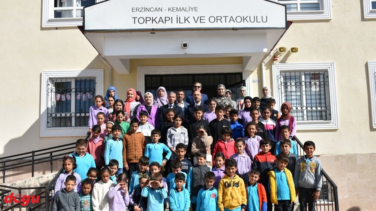 Erzincan İl Milli Eğitim Müdürü Kartal Kemaliye’deki okulları inceledi