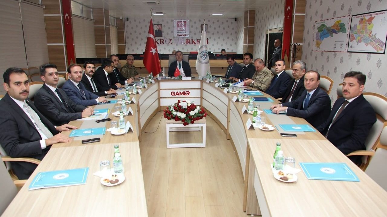 Erzincan’da İl Güvenlik ve Asayiş Koordinasyon Toplantısı yapıldı
