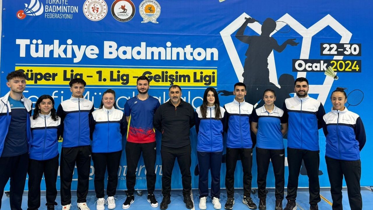 Erzincan’ın 2 kulübü Badminton Süper Ligine yükseldi