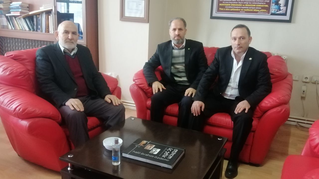 Hüda Par Belediye Başkan Adayı Sezgin'den Özdemir'e ziyaret