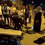 iki Çocuk Motosiklet Kazasında Yaralandı (VİDEO)
