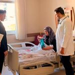 Tercan Devlet Hastanesi'nde yatan hastalar ziyaret edildi