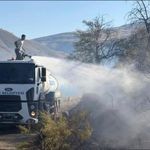 İliç'te tarım arazisinde çıkan yangın kontrol altına alındı