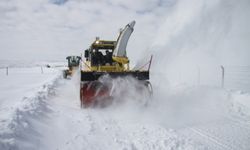 Birçok köy yolu kar sebebiyle kapandı