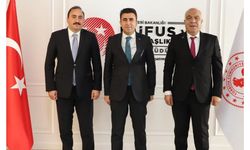 İliç Kaymakam ve Başkanı Ankara’da temaslarda bulundu