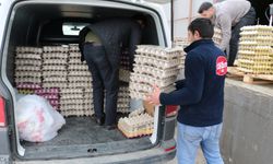 Yumurta üreticileri ve peynir üreticilerinden afet bölgesine yardım