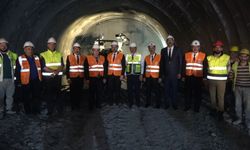 Erzincan'daki Kemaliye-Dutluca tünelleri inşaat çalışmaları devam ediyor