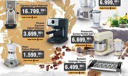 Espresso/Moka Makinesi, Ekmek Kızartma/Dondurma Makinesi, Blender, Barbekü Elektrikli Izgara, Uygulamaya Özel BİM'de!