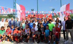 Uluslararası 14 Yaş ve Altı Ergan Cup Tenis Turnuvası, Erzincan'da tamamlandı