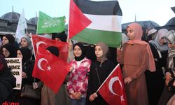 Ahlat’ta İsrail’in Filistin’e yönelik saldırıları protesto edildi