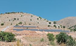 Baskil'de Doğancık köyüne sulama için GES kuruldu