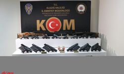 Elazığ'da silah kaçakçılığı operasyonunda 9 şüpheli yakalandı