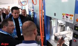 Erzurum'da 500 kişinin istihdam edildiği terlik fabrikası hizmete açıldı