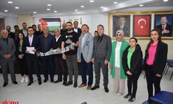 Hakkari ve Bitlis'te AK Parti il başkanlıklarından İsrail'in saldırılarına tepki