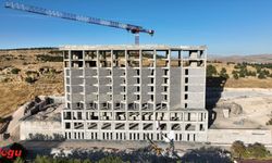 Malatya'da yeni Polis Evi'nin inşaatı sürüyor