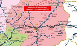Bingöl-Erzurum karayolu tipi nedeniyle kapandı