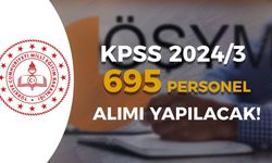 695 memur ataması yapılacak