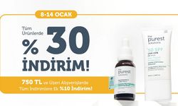 the purest solutions tüm ürünlerde yüzde 30 indirim başlattı!