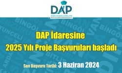 DAP idaresine 2025 yılı proje başvuruları başladı