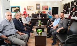 Şehit Aileleri Koruma Derneği Başkanı Zengin, Başkan Aksun’a hayırlı olsun ziyaretinde bulundu