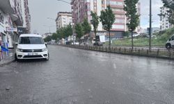 Erzurum'da sağanak etkili oldu