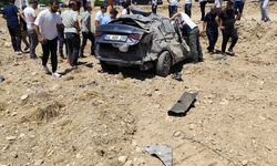 Malatya'da şarampole devrilen otomobilin sürücüsü yaralandı