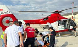 Van'da ambulans helikopter 12 yaşındaki hasta için havalandı