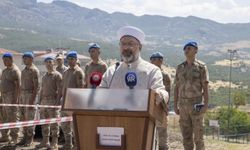 Diyanet İşleri Başkanı Ali Erbaş, Tunceli'de cami temel atma töreninde konuştu: