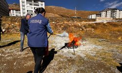 VEDAŞ, Bitlis'te yangın tatbikatı yaptı