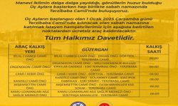 Erzincan'da 1 Ocak'ta "Şehirlerin Kalbi Camilerde Buluşuyoruz" programı araç güzergahları duyuruldu