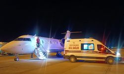 4 aylık hasta bebek ambulans uçakla İstanbul'a sevk edildi