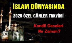 2025 yılı önemli günler takvimi