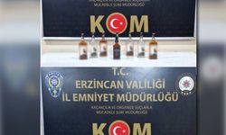 Erzincan’da kaçak içki operasyonu