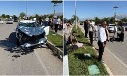 Bozyazı Kavşağı’nda Kaza: Motosiklet ve Otomobil Çarpıştı (VİDEO HABER)