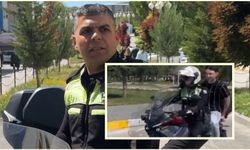 Sivas'ta Motosikletli Polis, Kimliğini Unutan Öğrenciyi YKS Sınavına Son Anda Yetiştirdi
