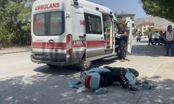 Erzincan’da Motosiklet ile Hafif Ticari Araç Çarpıştı: 1 Yaralı (VİDEO)