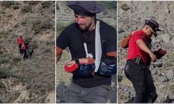Havada Korku Dolu Anlar: Paraşütçü Keşiş Dağları’na Düştü!