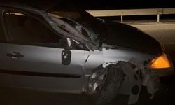 Erzincan'da Traktör ile Otomobil Çarpıştı: 1 Yaralı (VİDEO)