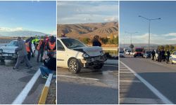 Erzincan-Sivas Karayolunda Kaza: İki Kişi Yaralandı (VİDEO)
