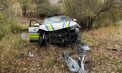 Erzincan'da Görev Başında Kaza: Polis Aracı Takla Attı!