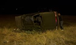 Erzincan’da Otomobil Takla Attı: Sürücü Yaralı Kurtuldu (VİDEO)