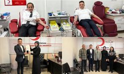 Koçaker ve Yavuzer'den Kan Bağışı Kampanyasına Destek: 11. Bağışa Bronz Madalya