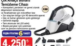Bime’de Fakir Range Home Çok Amaçlı Buharlı Temizlik Cihazı Satışta
