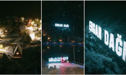 Ergan Dağı Beyaz Gelinliğini Giydi