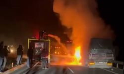 Erzincan'da Araç Yangını! (VİDEO)