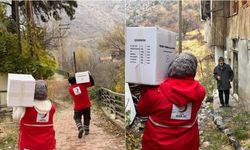 Kızılay’ın İyilik Kervanı Kemaliye Köylerinde Kapıları Çaldı (VİDEO)